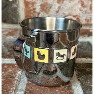 GORHAM Peek -a- Boo Silver Plated Feeding Cup Silver Plated